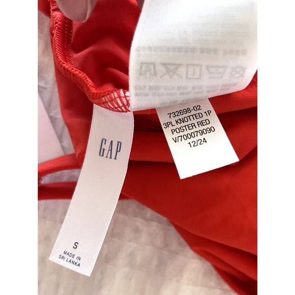 NWT Gap Womens Size Small Swimsuit Cutout Wrap One-Piece - Picture 6 of 7
